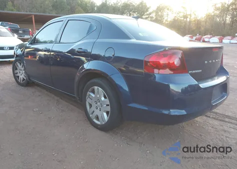 2013 Dodge Avenger Se from USA, damaged, VIN 1C3CDZAB4DN669049